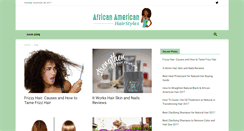 Desktop Screenshot of africanamericanhairstyles.org